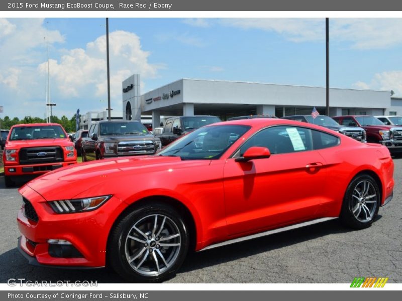 Race Red / Ebony 2015 Ford Mustang EcoBoost Coupe