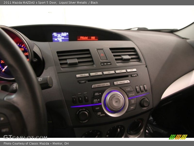 Liquid Silver Metallic / Black 2011 Mazda MAZDA3 s Sport 5 Door