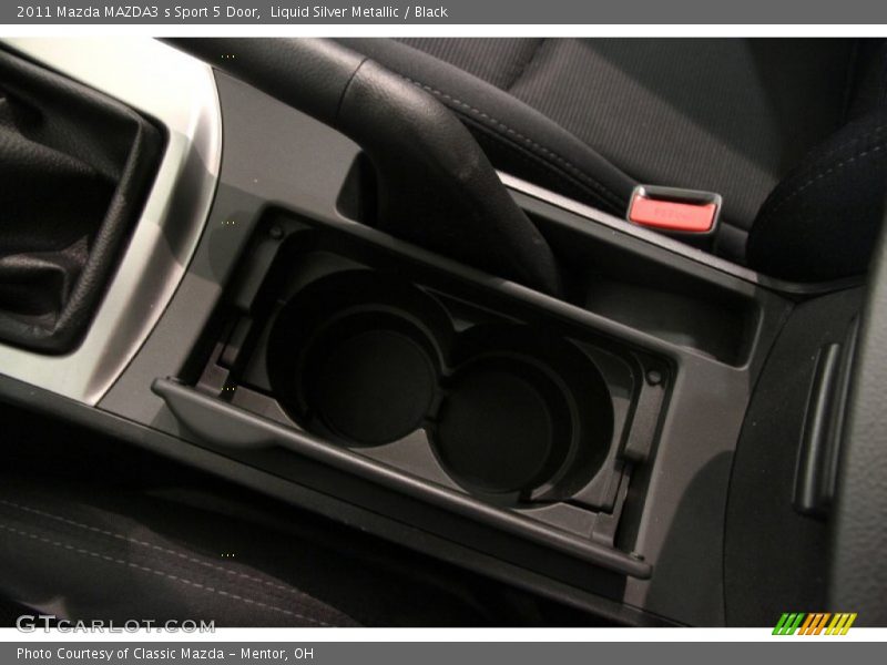 Liquid Silver Metallic / Black 2011 Mazda MAZDA3 s Sport 5 Door