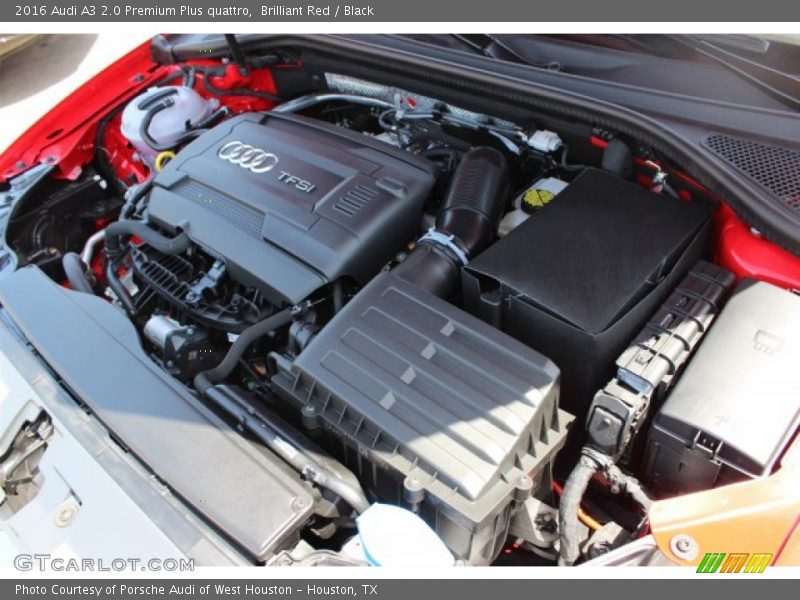  2016 A3 2.0 Premium Plus quattro Engine - 2.0 Liter Turbocharged/TFSI DOHC 16-Valve VVT 4 Cylinder