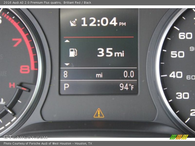 Brilliant Red / Black 2016 Audi A3 2.0 Premium Plus quattro