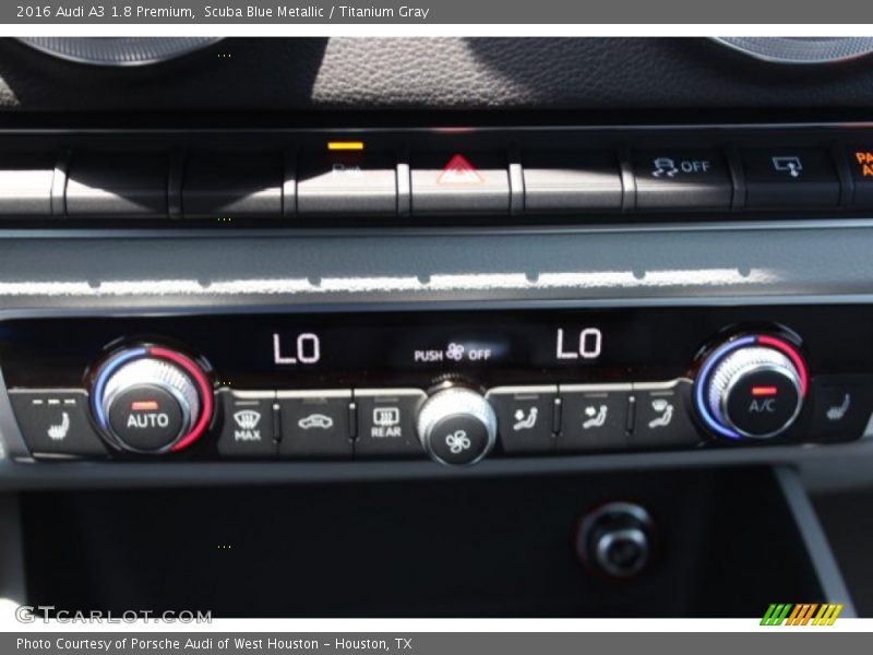 Scuba Blue Metallic / Titanium Gray 2016 Audi A3 1.8 Premium