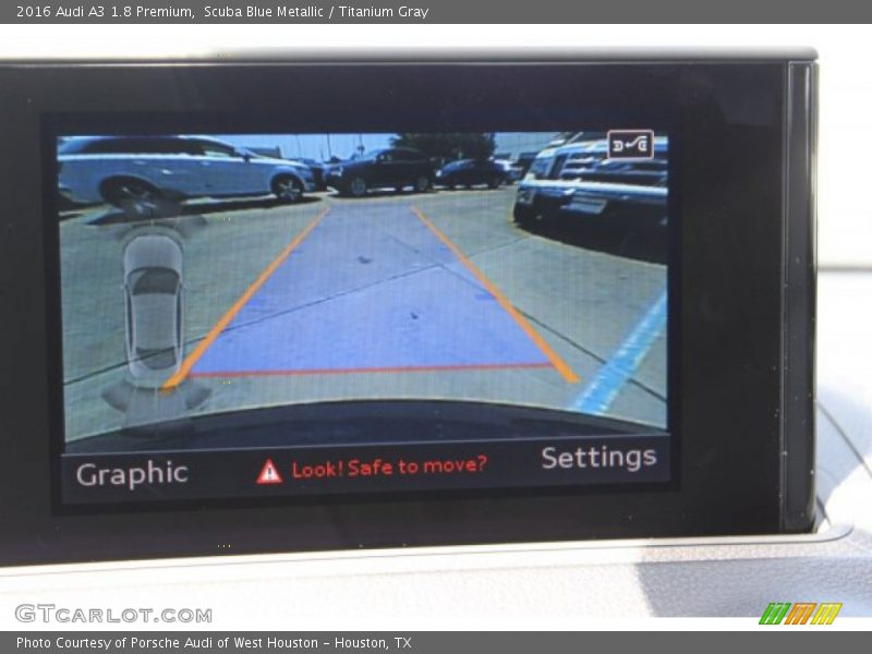 Scuba Blue Metallic / Titanium Gray 2016 Audi A3 1.8 Premium
