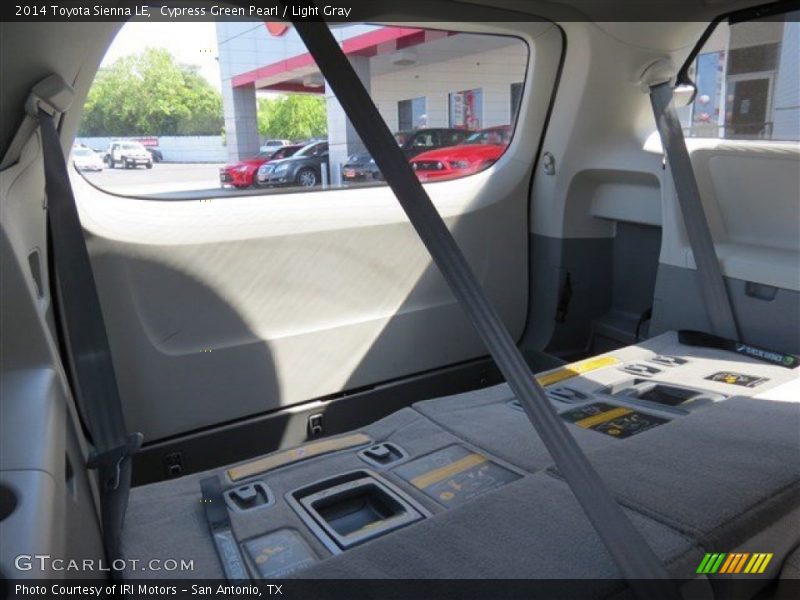 Cypress Green Pearl / Light Gray 2014 Toyota Sienna LE