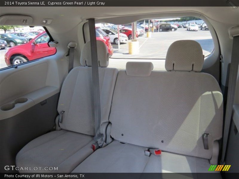 Cypress Green Pearl / Light Gray 2014 Toyota Sienna LE