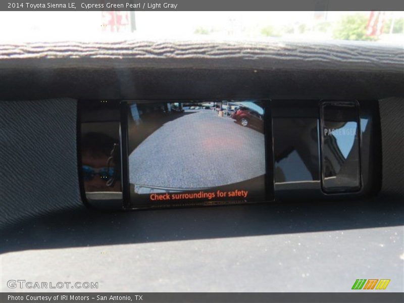 Cypress Green Pearl / Light Gray 2014 Toyota Sienna LE