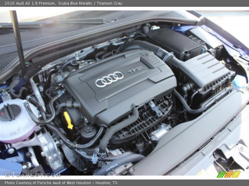  2016 A3 1.8 Premium Engine - 1.8 Liter Turbocharged/TFSI DOHC 16-Valve VVT 4 Cylinder