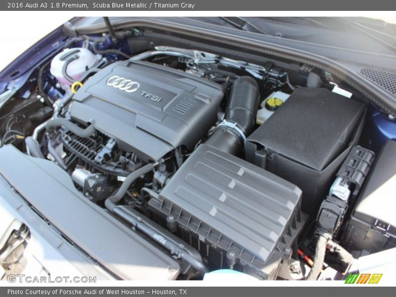  2016 A3 1.8 Premium Engine - 1.8 Liter Turbocharged/TFSI DOHC 16-Valve VVT 4 Cylinder