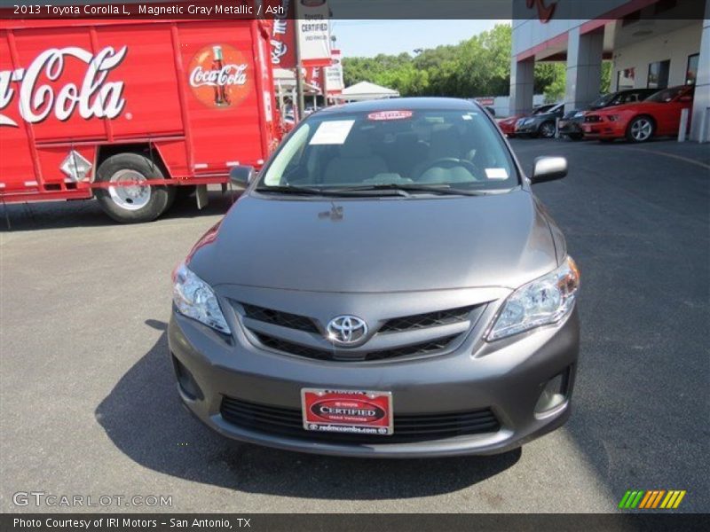 Magnetic Gray Metallic / Ash 2013 Toyota Corolla L