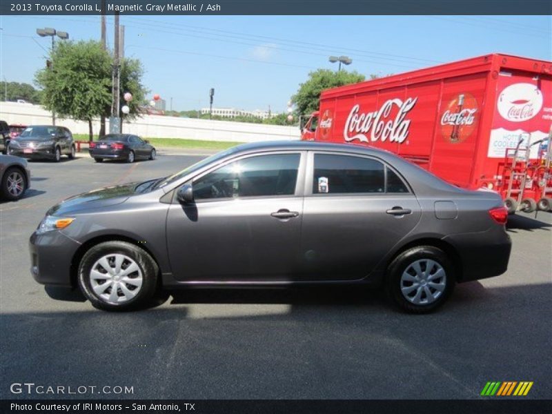 Magnetic Gray Metallic / Ash 2013 Toyota Corolla L