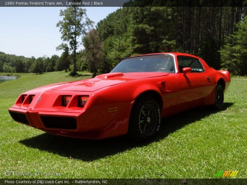 Carousel Red / Black 1980 Pontiac Firebird Trans Am