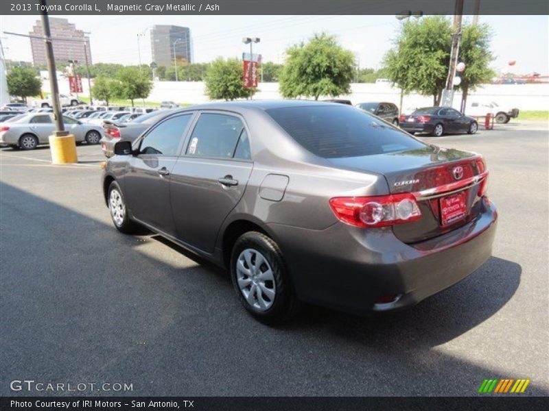 Magnetic Gray Metallic / Ash 2013 Toyota Corolla L