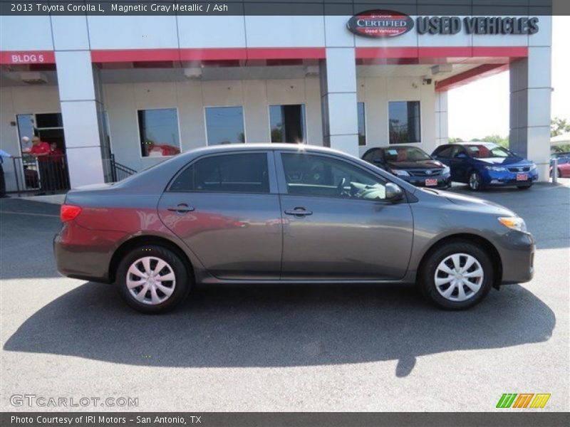 Magnetic Gray Metallic / Ash 2013 Toyota Corolla L