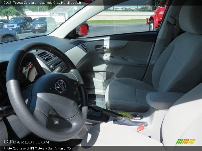 Magnetic Gray Metallic / Ash 2013 Toyota Corolla L