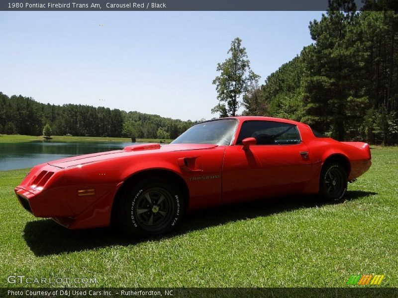 Carousel Red / Black 1980 Pontiac Firebird Trans Am