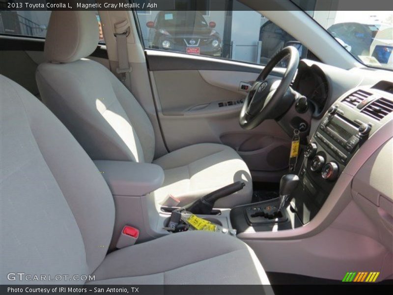 Magnetic Gray Metallic / Ash 2013 Toyota Corolla L