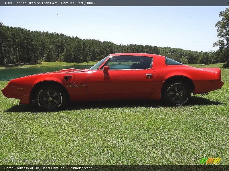 Carousel Red / Black 1980 Pontiac Firebird Trans Am