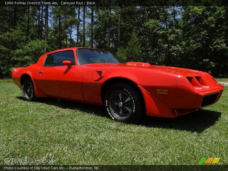 Carousel Red / Black 1980 Pontiac Firebird Trans Am