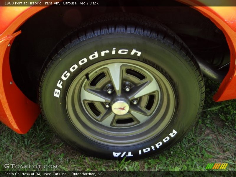 Carousel Red / Black 1980 Pontiac Firebird Trans Am