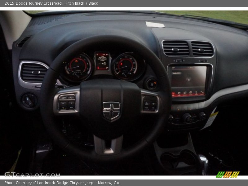 Pitch Black / Black 2015 Dodge Journey Crossroad