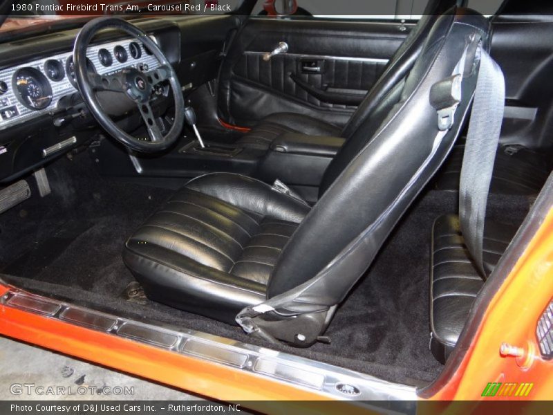  1980 Firebird Trans Am Black Interior