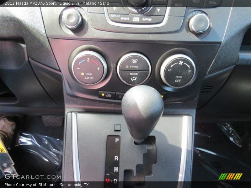 Liquid Silver Metallic / Sand 2012 Mazda MAZDA5 Sport