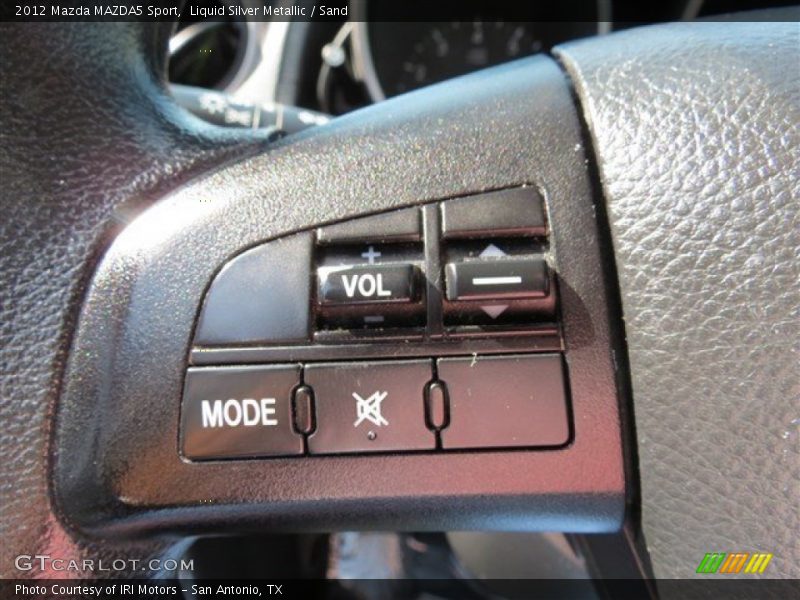 Liquid Silver Metallic / Sand 2012 Mazda MAZDA5 Sport