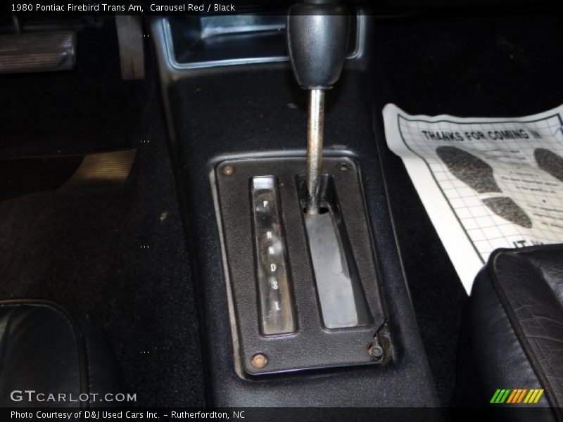  1980 Firebird Trans Am Automatic Shifter