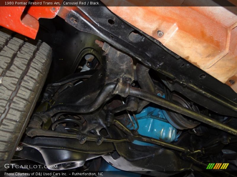 Undercarriage of 1980 Firebird Trans Am