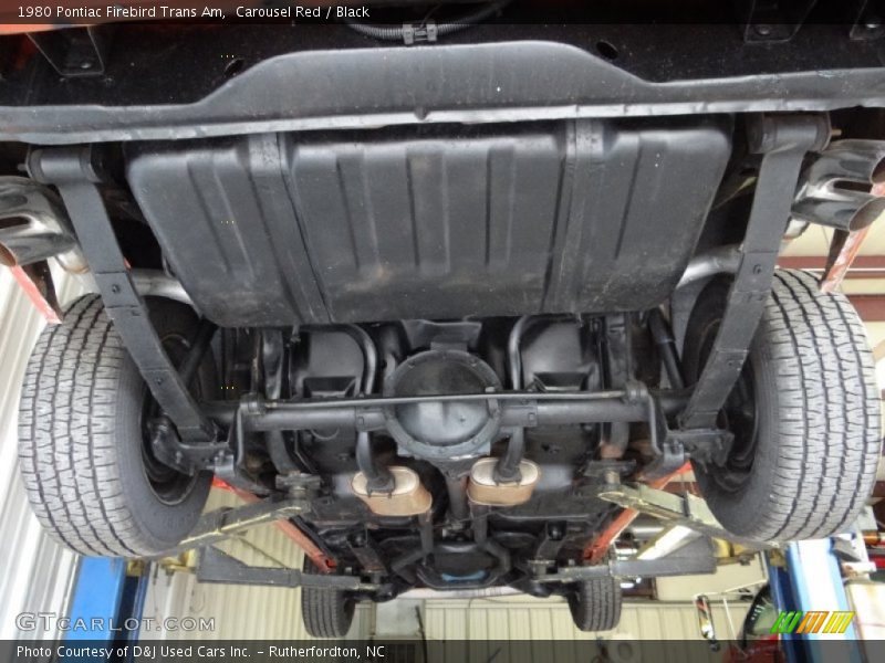 Undercarriage of 1980 Firebird Trans Am