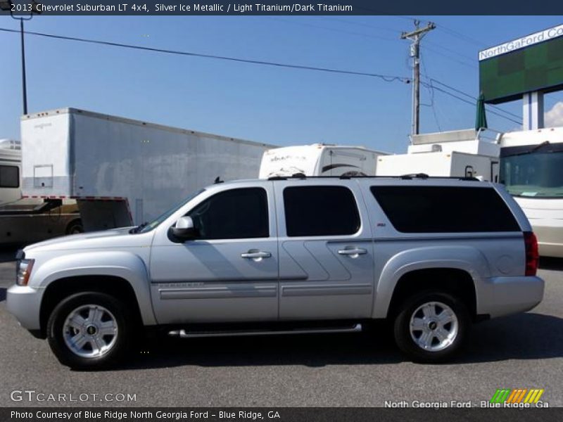 Silver Ice Metallic / Light Titanium/Dark Titanium 2013 Chevrolet Suburban LT 4x4