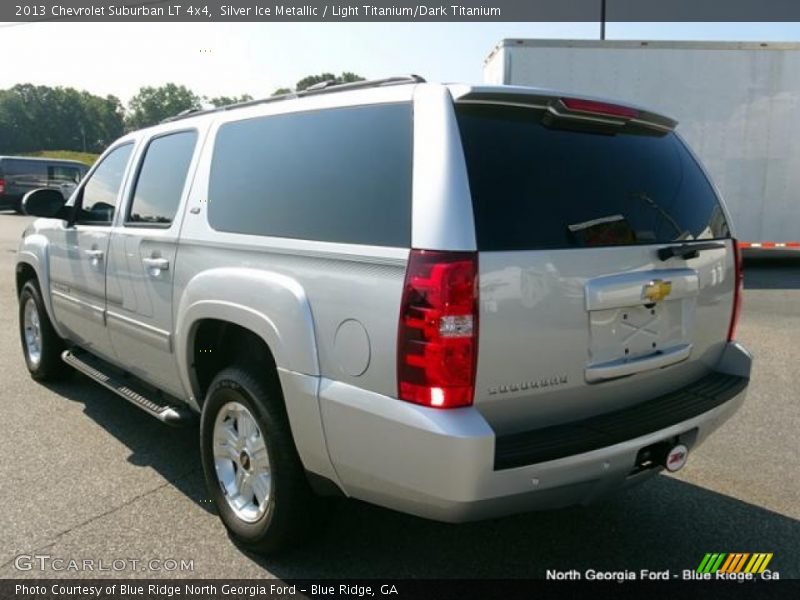 Silver Ice Metallic / Light Titanium/Dark Titanium 2013 Chevrolet Suburban LT 4x4