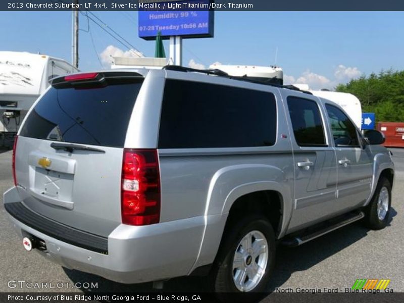 Silver Ice Metallic / Light Titanium/Dark Titanium 2013 Chevrolet Suburban LT 4x4