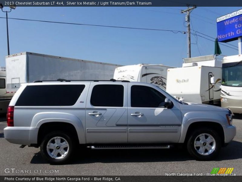 Silver Ice Metallic / Light Titanium/Dark Titanium 2013 Chevrolet Suburban LT 4x4