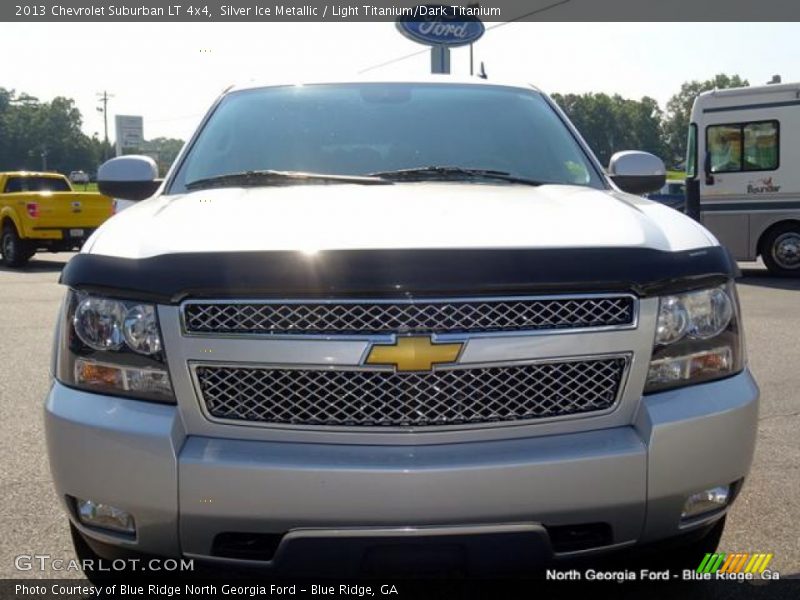 Silver Ice Metallic / Light Titanium/Dark Titanium 2013 Chevrolet Suburban LT 4x4