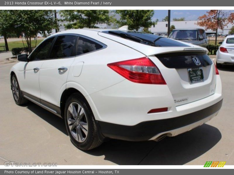 White Diamond Pearl / Ivory 2013 Honda Crosstour EX-L V-6