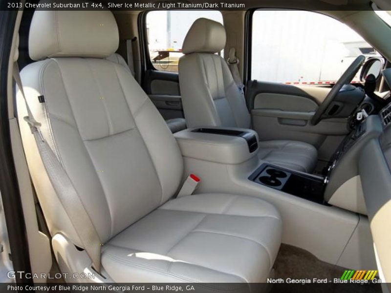 Silver Ice Metallic / Light Titanium/Dark Titanium 2013 Chevrolet Suburban LT 4x4