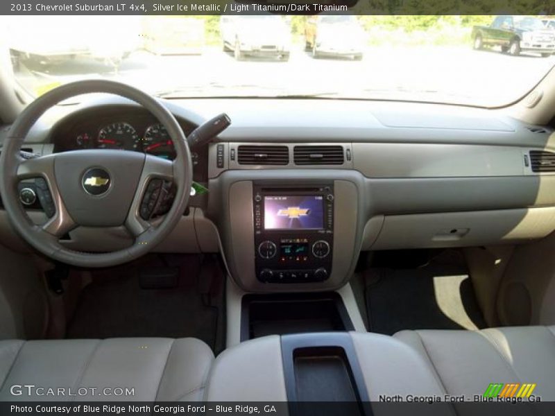 Silver Ice Metallic / Light Titanium/Dark Titanium 2013 Chevrolet Suburban LT 4x4
