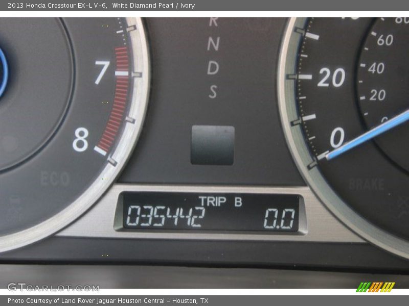 White Diamond Pearl / Ivory 2013 Honda Crosstour EX-L V-6