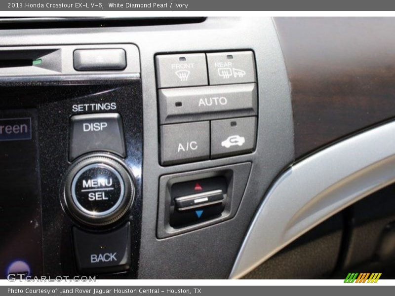White Diamond Pearl / Ivory 2013 Honda Crosstour EX-L V-6