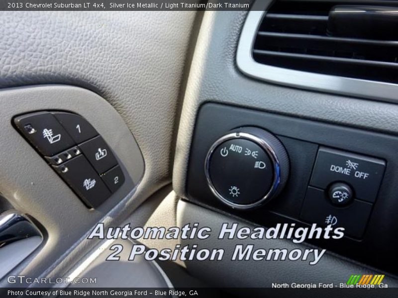 Silver Ice Metallic / Light Titanium/Dark Titanium 2013 Chevrolet Suburban LT 4x4