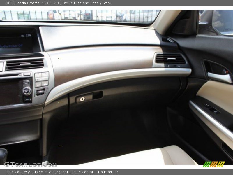 White Diamond Pearl / Ivory 2013 Honda Crosstour EX-L V-6