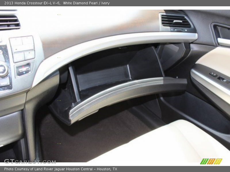 White Diamond Pearl / Ivory 2013 Honda Crosstour EX-L V-6