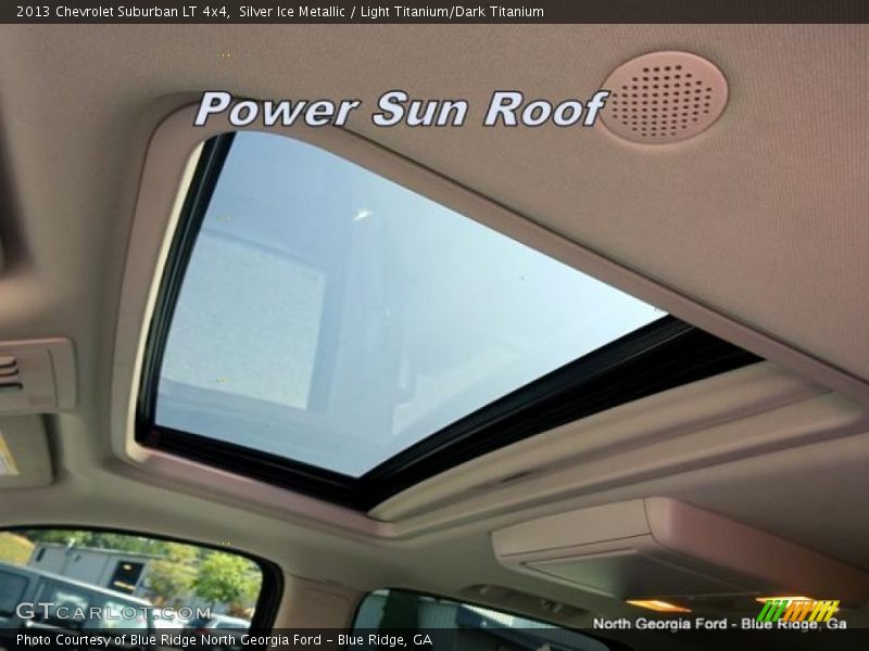 Silver Ice Metallic / Light Titanium/Dark Titanium 2013 Chevrolet Suburban LT 4x4