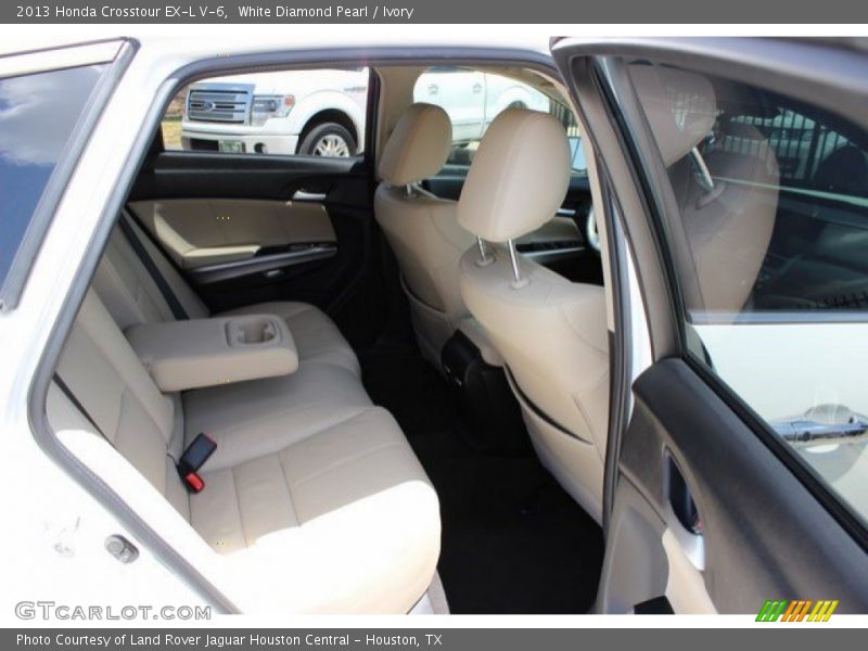 White Diamond Pearl / Ivory 2013 Honda Crosstour EX-L V-6