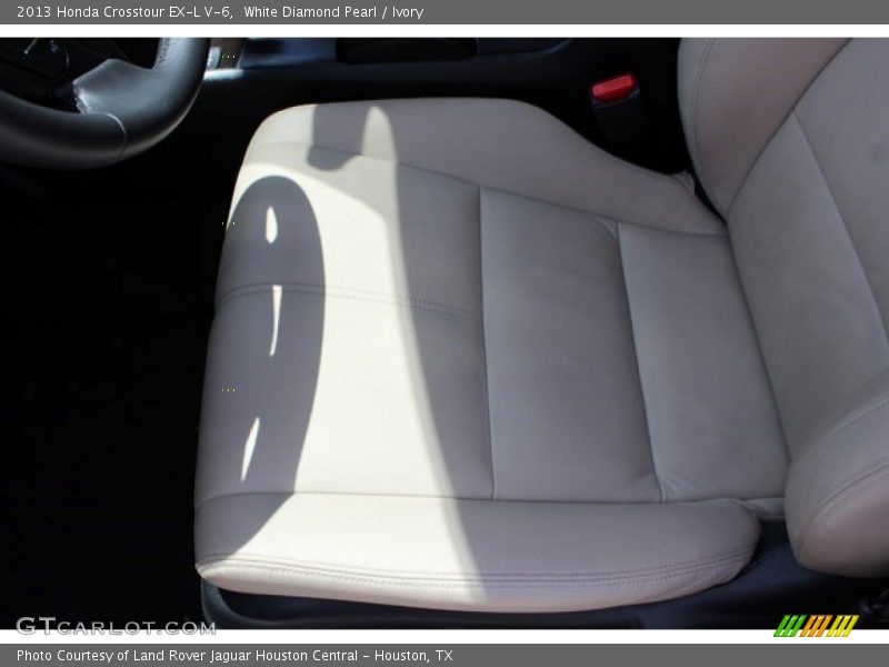 White Diamond Pearl / Ivory 2013 Honda Crosstour EX-L V-6