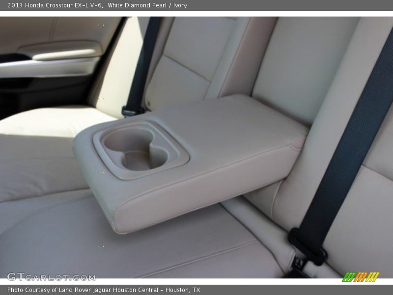 White Diamond Pearl / Ivory 2013 Honda Crosstour EX-L V-6
