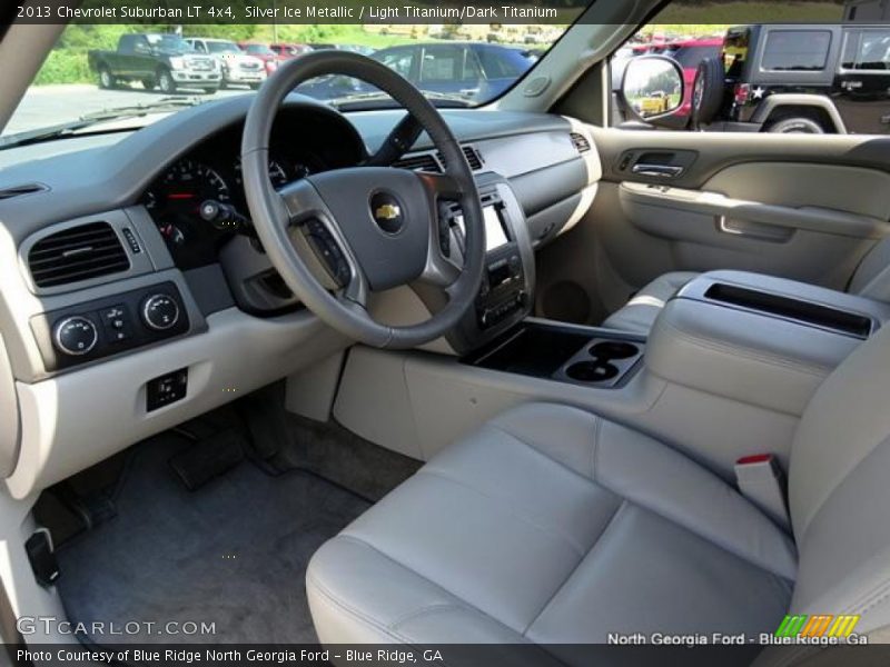 Silver Ice Metallic / Light Titanium/Dark Titanium 2013 Chevrolet Suburban LT 4x4