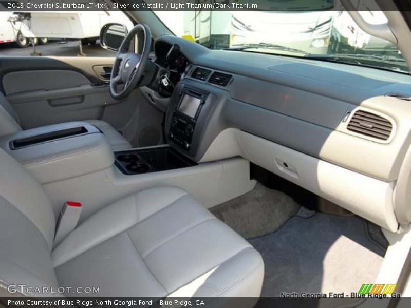 Silver Ice Metallic / Light Titanium/Dark Titanium 2013 Chevrolet Suburban LT 4x4