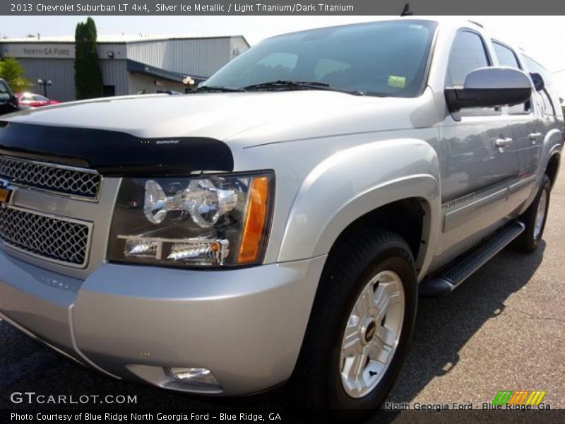 Silver Ice Metallic / Light Titanium/Dark Titanium 2013 Chevrolet Suburban LT 4x4
